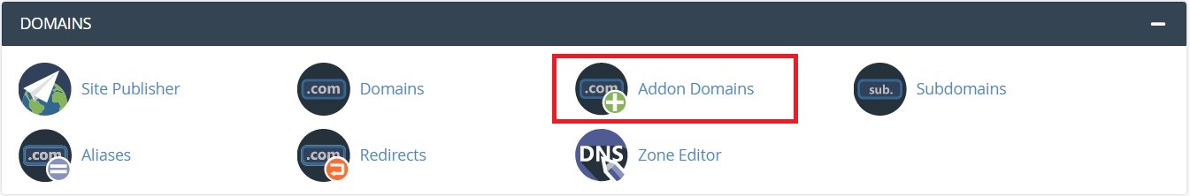 addon domain